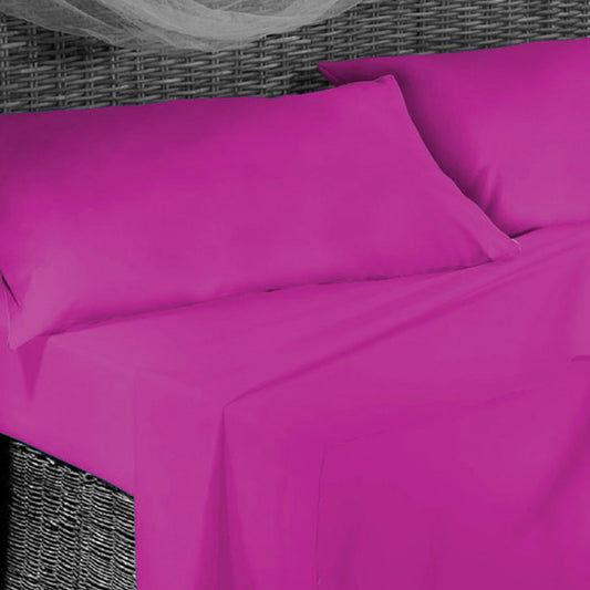 Completo Letto -FUCSIA- Microfibra - BIONDI HOME