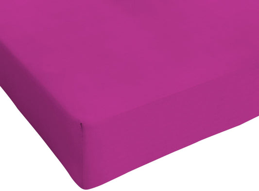 Lenzuolo Sotto con Angoli -FUCSIA- 100% Cotone TOP QUALITY - BIONDI HOME