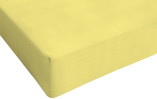 Lenzuolo Sotto con Angoli -GIALLO- 100% Cotone TOP QUALITY - BIONDI HOME