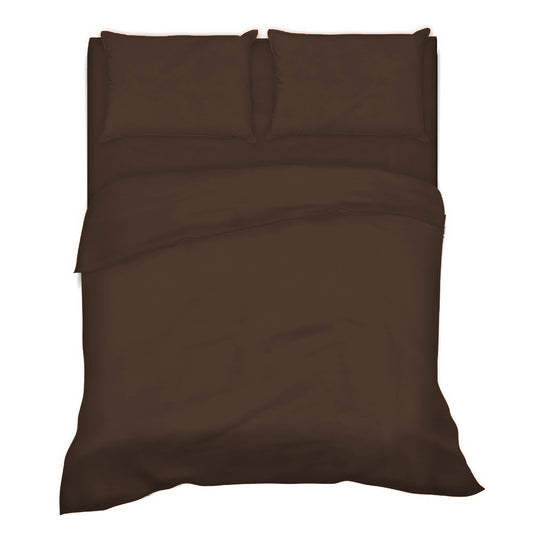 Completo Letto -MARRONE- 100% Cotone TOP QUALITY - BIONDI HOME