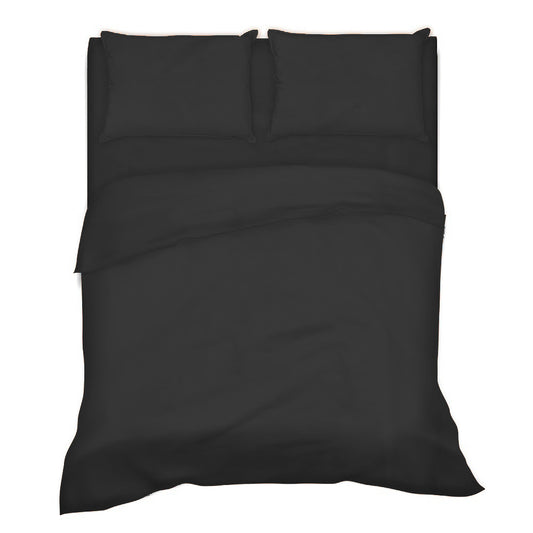 Completo Letto -NERO- 100% Cotone TOP QUALITY - BIONDI HOME