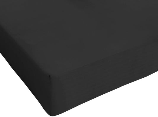 Lenzuolo Sotto con Angoli -NERO- 100% Cotone TOP QUALITY - BIONDI HOME