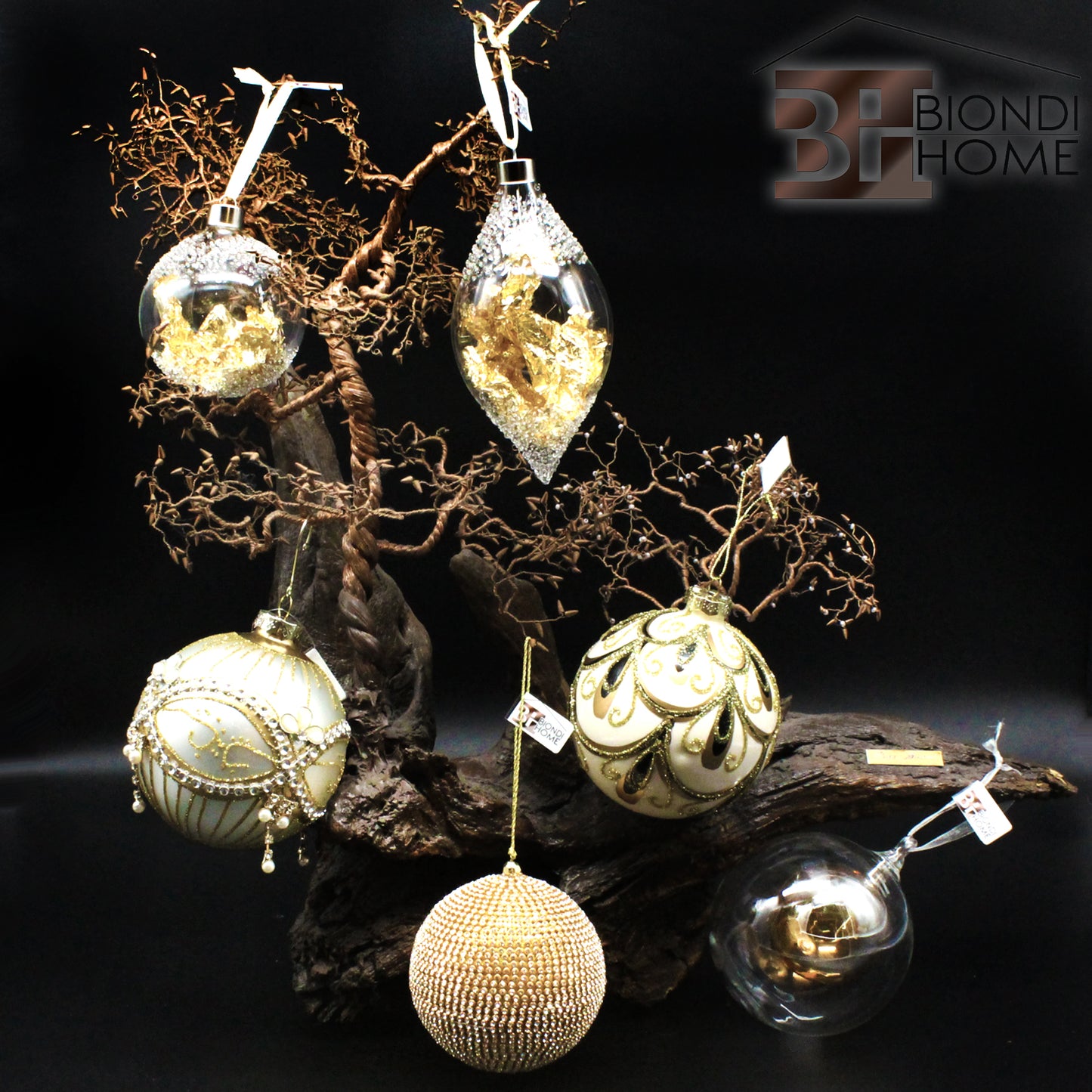 Pallina Natale “NUCLEO" - BIONDI HOME
