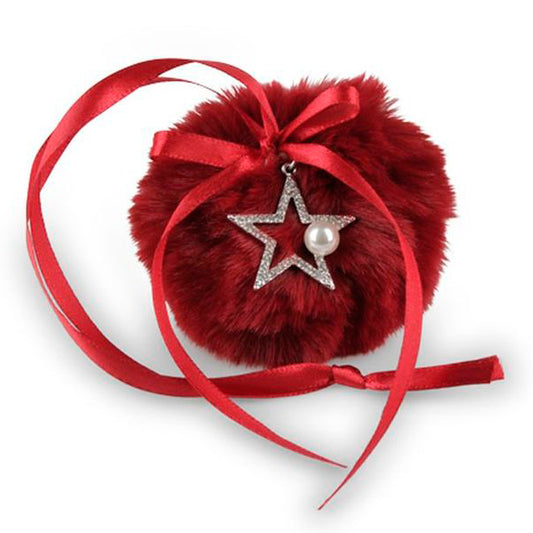 Pallina Natale “POM POM” (6pz) - BIONDI HOME