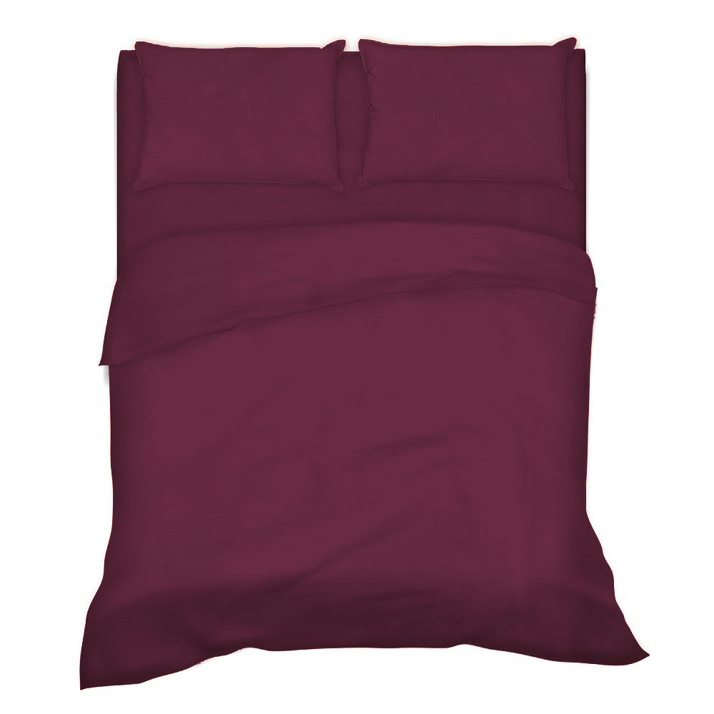 Completo Letto -PRUGNA- 100% Cotone TOP QUALITY - BIONDI HOME