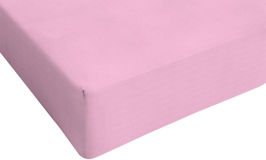 Lenzuolo Sotto con Angoli -ROSA- 100% Cotone TOP QUALITY - BIONDI HOME