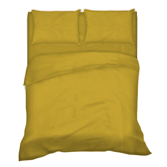 Completo Letto -SENAPE- 100% Cotone TOP QUALITY - BIONDI HOME
