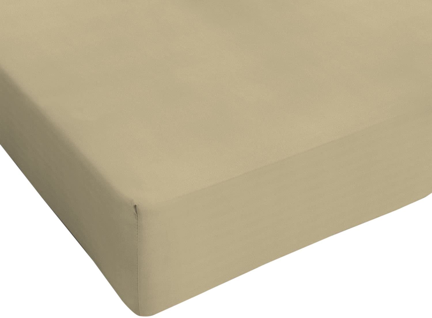 Lenzuolo Sotto con Angoli -TORTORA- 100% Cotone TOP QUALITY - BIONDI HOME