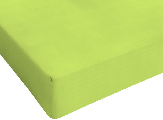 Lenzuolo Sotto con Angoli -VERDE ACIDO- 100% Cotone TOP QUALITY - BIONDI HOME