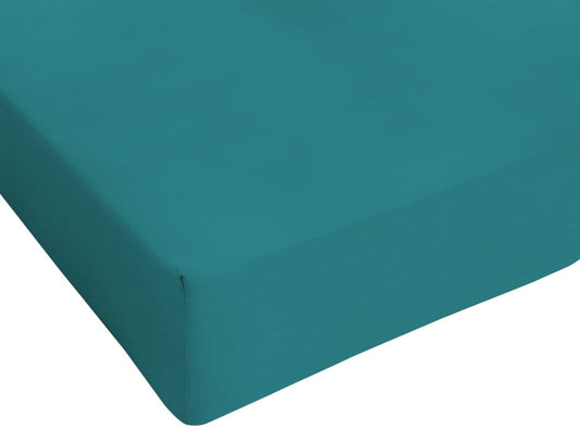 Lenzuolo Sotto con Angoli -VERDE BOTTIGLIA- 100% Cotone TOP QUALITY - BIONDI HOME