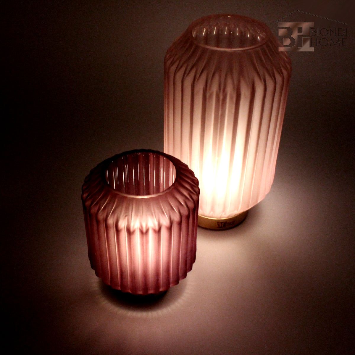 Lampada “ROMANTICA” Rosa 3 - BIONDI HOME